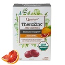 Quantum Health TheraZinc Organic Zinc Lozenges Echinacea &amp; Honey Immune Support for Adults &amp; Kids 12+ Naturalmente Flavored Blood Orange Fast Relief with Sin Aftertaste - 25 Conde