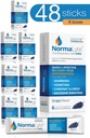 NormaLyte Oral Rehydration Salts-48 Sticks Packs (Yields 500mL por Pack)-Grapes eterna Energy Supplements, Potassium Supplement, Dehydration Recovery y Quick Absorption