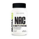 NutraBio N-Acetyl Cisteine Suplemento (NAC) - 90 cápsulas, 600 mg Cada - Potencial Anti-Oxidante - Apoyo inmunitario - Boost Glutathione