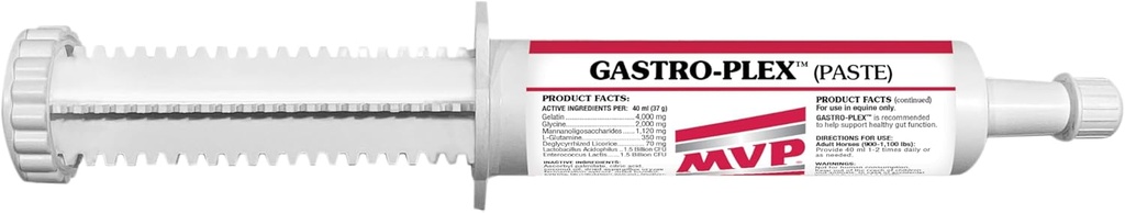 Pasta de gastro-Plex 5-Pack (10 dosis) Pegado de alivio de estrés gástrico para caballos