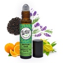 Esenciales Salvajes Motion Ease Esencial Aceite Roll On, 10ml Motion Sickness, Nausea, Upset Stomach, Vertigo, Dizzy, Seasick, Carsick, Made with Organic Jojoba Oil, Listo para usar, Moisturizer, All Natural