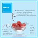 Consult Health Regenerol - Multivitamin Retinol Gummy - Anti-Aging Vitamin A Supplement - Glowing, Youthful & Clear Skin Strong Hair ' Nails - Vitamina B6, B12, C,D3, ácido fólico, Zinc - 60 Gummies