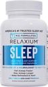 Relaxium Sleep Aid – Professional Strength Formula for Adults ← 5mg Melatonin, Magnesium Glycinate, Valerest " Ashwagandha ¦ Non-Habit Forming Sleep Support ← 60 Capsules, 30-Day Supply