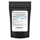 Prescrito para la vida Pólvora de carbón activado, cárculo de cáscara de coco ultra fino del cáscara de alimentos pólvora (8 oz)