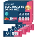 Venture Pal High Sodium Sugar Free Electrolytes Powder Packet - Hydration Packets with Vitamin, Sodium " Potassium ← Cero calorías ANTE Vegan, Keto &amp; Paleo Friendly Electrolyte Drink Mix - 30 Sticks