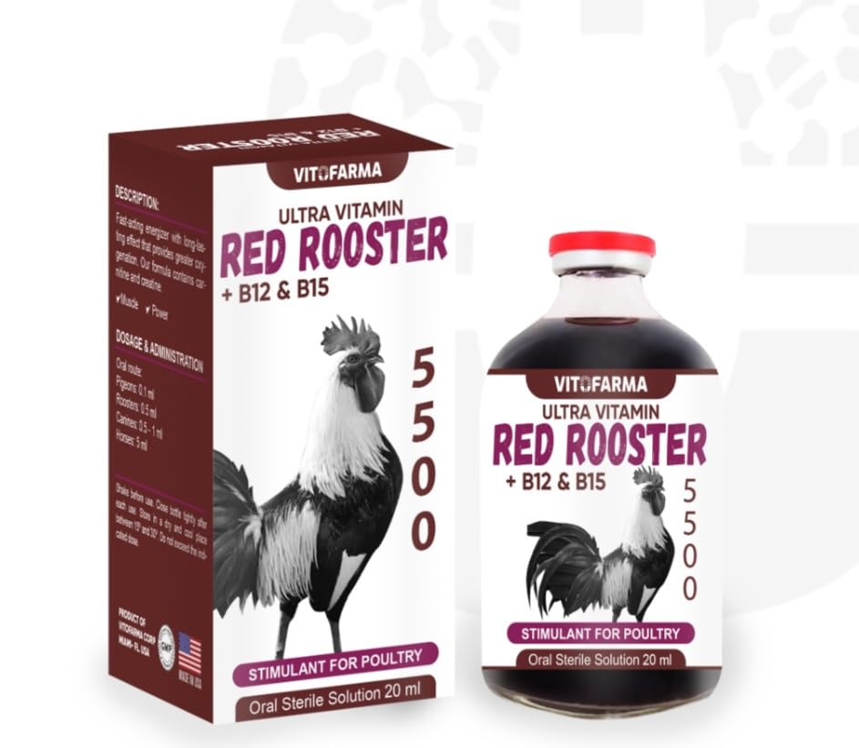 B12 5500 20ml Restorative Muscle Mass Optimal Weight Training Soporte Booster para Gallos b12 20 ml (20 ml)