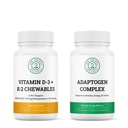 Complejo Adaptógeno &amp; Vitamina D3+K2 Chewables Bundle