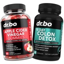 ACV Gummies & Colon Cleanser Detox - 1000MG Apple Cider Vinegar Gummies & 15 Day Colon Cleanse Detox for Digestion & Gut Health - Fast Natural Probiotic Laxative Pills for Bowel Movement Suplementos