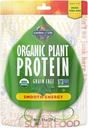 Jardín de la vida Planta orgánica Proteína Smooth Energía Polvo, 10 Servings - Vegan, Grain Gratis &amp; Gluten Free Plant Shake con Yerba Mate, Vitamina B12, Probióticos & Enzymes, 15g Protein