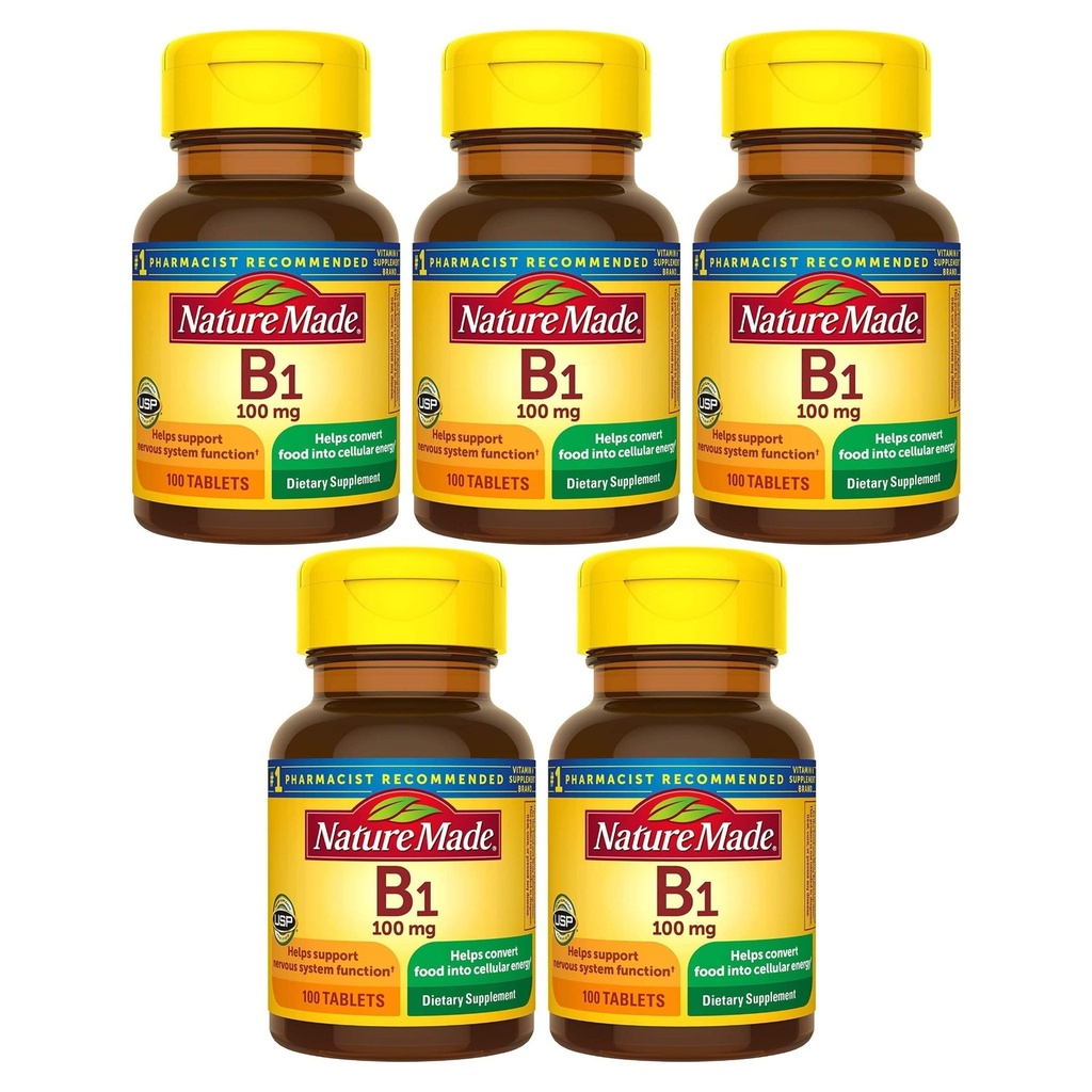 Nature Made B1 100 Mg 100 Conde (5 Pack)