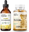 Wild & Organic Mullein Tincture 4 fl oz & Mullein Gummies 60 Conde