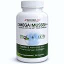 Bricker Labs Omega Cyclo - Mussel Plus UC-II, Premium NZ Green Lipped Mussel Plus UC-II Undenatured Tipo II Collagen, The Ultimate Joint Supplement for Joint Health and Comfort, 90 Capsules
