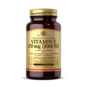 Solgar Vitamina E 670 mg (1000 UI) - 100 Vegan Softgels - Antioxidante natural - No GMO, Gluten Gratis - 100 Servings