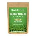 HerbsForever Bhumi Amalaki Powder ← Phyllanthus Niruri Silencio Ayurvedic Herb for Wellness, Detox " Vitality ← Non-GMO, Vegan, Gluten-Free TEN Natural Supplement TEN 454 GMS