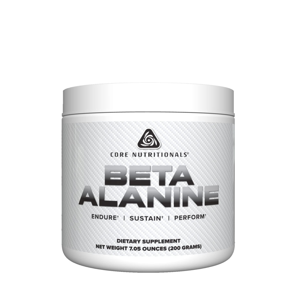 Nutriciones básicas Beta Alanine Powder ← Soporta fuerza, rendimiento muscular, " La resistencia a la vida ayuda a reducir la fatiga muscular TEN 200 gramos (sin sabor)