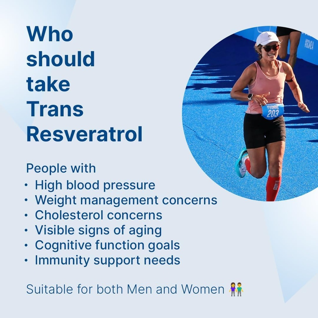Trans Resveratrol 500 mg, 60 Capsules Lab ← Antioxidante Apoyo TEN 60 cápsulas Vegan