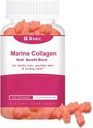 Collagen marino Gummies- Multi-Benefit Blend of Vitamin Collagen Gummies for Healthy Skin Support with Vitamin C, Zinc, and Biotin, Hydrolyzed Collagen.(1 Pack)