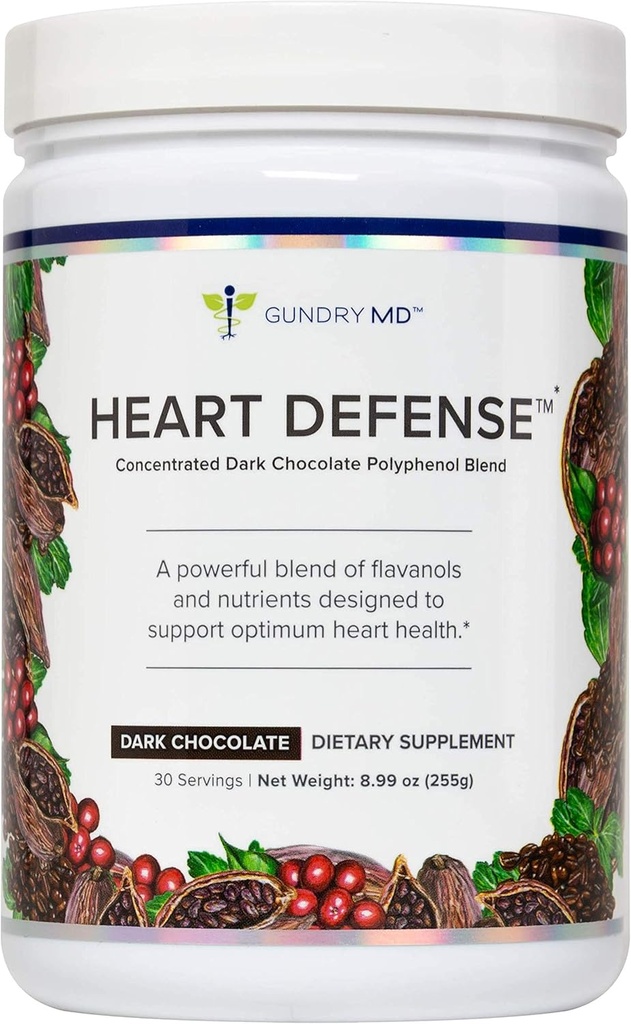 Gundry MD® Heart DefenseTM Concentrated Dark Chocolate Polyphenol Blend, 30 Servings