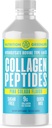 Peptidos de colágeno Concentrado líquido hidrolizado 9000 mg de cabello, piel, suplemento de salud de uñas Sugar gratis