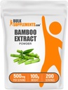 BulkSupplements.com Bambú Extracto Polvo - Suplementos de sílice, Suplemento de bambú - Herbal & Gluten Gratis, 500 mg por Serving, 100g (3,5 oz) (Pack of 1)