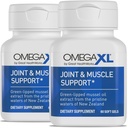 Suplemento de soporte conjunto OmegaXL - Apoyo al músculo natural, aceite de mejillón verde, pastillas de gel suave, libres de drogas, 60 cuenta (2 paquete)