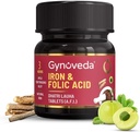 Nutranix TNA Iron Folic Acid Suplemento Silencio Ayurvedic Blood Builder for Hemoglobin Perdido en Períodos ← Rich in Calcium, B9, B12, Vitamina C de Amla Silencio Ayuda en Anemia, Embarazo TEN 1 Botella, 60 Tablets