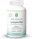 Complejo de Enzima Sistémica Lysozyme Plus - Espectro Amplio y Enzimas Vegetarianos Altamente Activos - Apoya Gut Health, Fibrin & Control de Inflamación - 120 cápsulas