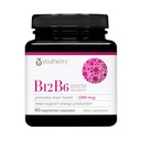 Teoría B12B6 - Vitamina Vegan B6 &amp; Vitamina B12 - Ofertas Cerebro Salud, Energía &amp; Apoyo Inmunitario* - Lechería, Soy &amp; Gluten Gratis - 60 cápsulas vegetarianas