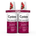 Cystex Urinary Tract Infection Support " Prevention - Cranberry Prebiotic Supplement with D-Mannose " Vitamin C for UTI Protection " Urinary Health Maintenance - 7.6 fl oz - (Pack of 2)