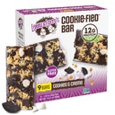 Lenny & Larry's Cookie-fied Protein Bar – Cookies & Creme Vegan Protein Bares 9x45g – Snacks saludables con 12g Plant Protein & 5g Fiber – Gluten free Power Bar, Keto Friendly, Non-GMO & Vegan