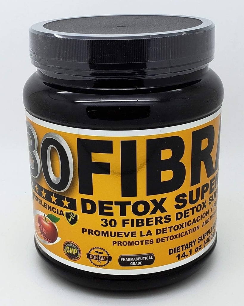 30 Fibras Detox Super-Max 400 gramos Suplemento dietético