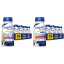 Agitación de nutrición con 16 gramos de proteína &amp; Asegurar más Afeitado de nutrición líquido con fibra, 16 gramos de proteína, vainilla, 8 Fl Oz Bottle (Pack of 24)