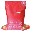 XEELA Planta base de pólvora de proteína vegana - Proteína de 25g de alta Proteína, Pea Proteína para hombres y mujeres - Vitaminas " Minerales, No GMO, Dairy " Gluten Free, LowCarb " LowFat (cama de fresa)