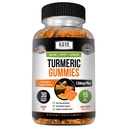 Kaya Naturals Suplementos Turméricos Gummies - Pura Naturaleza Turmérica Curcumin -Turquía Ginger Gummies - 30 Conde Gummy - Turmérico con Black Pepper Extract