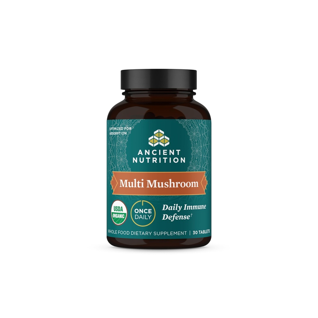 Suplemento antiguo de cuarto de baño de nutrición, mesa de apoyo de multisecho orgánico, soportes respuesta de estrés, Gluten Free, Paleo y Keto Friendly, 30 cuenta