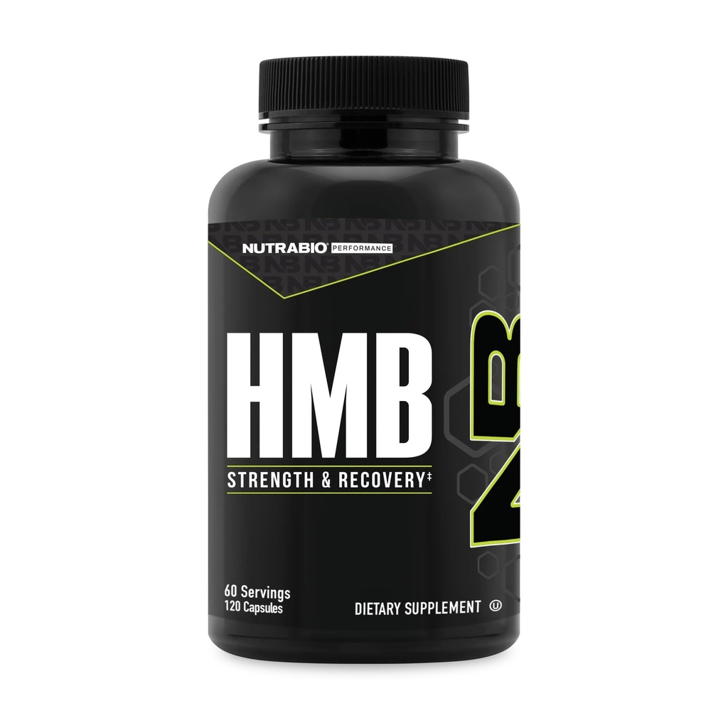 NutraBio HMB Suplemento, Amino Acid Hmb, HMB Suplementos para Hombres, HMB 1000mg- 120 cápsulas