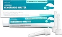 Ebanel 4% Lidocaína Hemorrhoid Tratamiento Ungüento con Fenilefrina, Hidrocortisona, Vitaminas B6, D3, E, Oxido Zinc, Hemorroides externas e internas Tratamiento Burn Itch Pain Relief Anal Cream