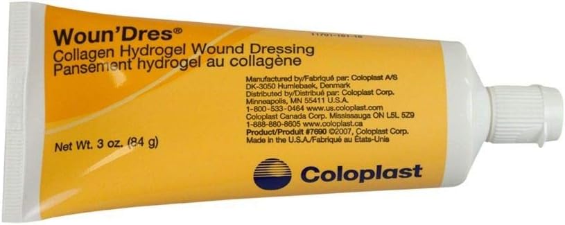 Woun'Dres Collagen Hydrogel 3 oz Tube QTY: 1 by COLOPLAST CORPORATION