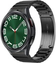 SAMSUNG Galaxy Watch 6 Bespoke Edition 47mm Exclusive Bluetooth Smartwatch, Health, Fitness, Sleep, Heart Rate Tracker, Mejora de la batería, zafiro cristal de cristal, versión americana, banda de pulsera de enlace, Negro