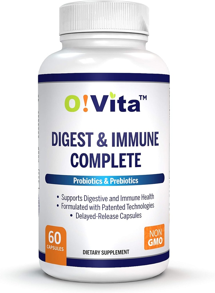 Probióticos Completos Inmunitarios " Prebióticos para Mujeres " Hombres, apoya la salud digestiva " , apoya la salud Nutrient-Absorption " (60 cápsulas no transgénicos)