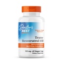 Mejor Trans-Resveratrol 100 del Doctor, Resveratrol con Polifenol de Vino Rojo (ResVinol), No GMO, Gluten Free, Soy Free, Vegan 60 Veggie Caps