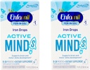 Enfamil Fer-in-Sol Iron Supplement Drops for Infants & Toddlers, 15 mg, 1.67 fl oz (50 ml) (Pack of 2)