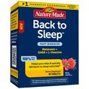 Naturaleza Hecha de vuelta al sueño, Melatonin Fast-Dissolve, le ayuda a caer de vuelta al sueño Naturalmente, L-Theanine y GABA para ayudar a relajar y calmar su mente, 40 tabletas