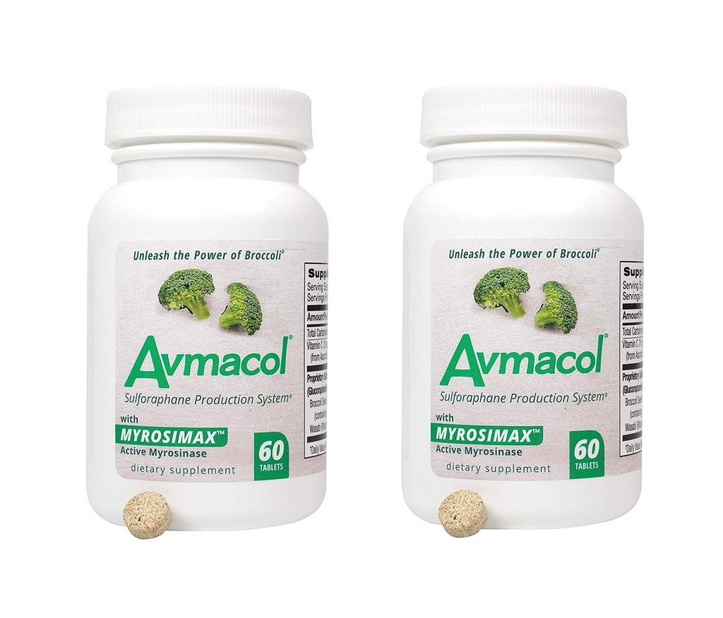 AVMACOL® (120) 2 Sulforaphane Suplemento con Myrosinase