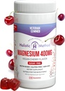 Magnesium Citrate Gummies - Sugar-Free, Vegan y Non-GMO para un mejor sueño y relajación - Sin alcohol de azúcar - Suplemento de magnesio para adultos, adolescentes y niños - Cereza - 240 Chews