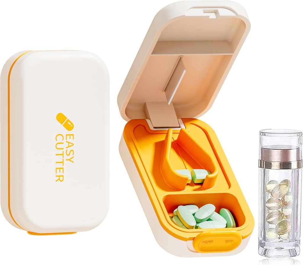 Pill Cutter ← Mejor Cutter para las pilas pequeñas o grandes Diseño en los EE.UU.