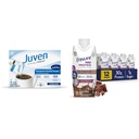 Juven Therapeutic Nutrition Powder for Wound Healing, 30 Cuenta y Asegure Max Protein Nutrition Shakes, 30g Protein, 12 Pack
