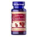Pride Premium Cranberry Fruit Concentrate 252mg (12,600mg Equivalente) con vitaminas C y E, Suplemento dietético para soporte del sistema inmunitario, 100 Rapid Release Softgels