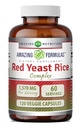 Impresionantes Fórmulas Red Yeast Rice Complex ← 1570 Mg Por Serving  durable 120 Veggie Capsules  durable with Alpha Lipoic Acid, CoQ10, Milk Thistle Extract ← Made in USA