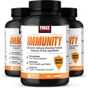 Factor de fuerza Immunity, Immune Support Booster con Elderberry y 1000 mg de vitamina C, Plus Vitamina D, Zinc, Probióticos, Antioxidantes y Echinacea para Immune Health Defense, 90 Conde (Pack of 3)
